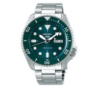 Seiko 5 Men's Automatic Watch Green Dial Silver Strap SRPD61K1
