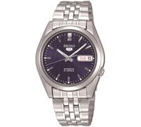 Seiko 5 Men's Automatic Watch SNK357K1 Dark Blue Dial Silver Steel Bracelet 30M