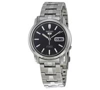 SEIKO 5 SNKK71K1 Automatic Mens Watch Stainless Steel Bracelet Black Dial