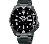 Seiko 5 Sports Automatic Watch, Black, Strap, Black, Bracelet