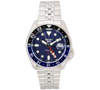 Seiko 5 Men's Stainless Steel Automatic GMT SKX Re-Interpretatio Blue