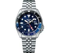 Seiko 5 Men's Stainless Steel Automatic GMT SKX Re-Interpretatio Blue