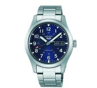 Seiko 5 Sports Gents Automatic Watch Blue Dial Silver Bracelet SRPG29K1