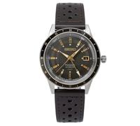 Seiko Presage 60s GMT Stainless Steel Grey Dial Watch for Mens SSK013J, Grey, Modern
