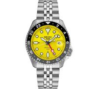 Seiko 5 Sports GMT SSK017K1 Men's Automatic Watch - 42.5mm Yellow Dial