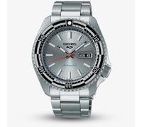 Seiko SRPK11K1 Men's New Double Hurricane 5 Sports Retro Colour Collection Bracelet Strap Watch, Orange/Silver