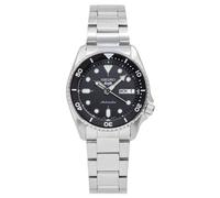 Seiko 5 Stainless Steel Mid Size Automatic Sports Watch Black