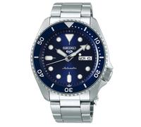 Seiko 5 Men's Automatic Blue Dial Silver Strap Watch SRPD51K1