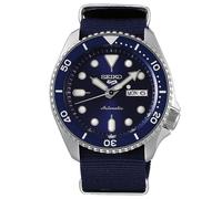Seiko 5 Sports SRPD51K2 Men's Watch - 42.5mm Blue Dial Nylon