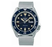 Seiko 5 Sports SRPD71K1 Suits Style Automatic Blue Dial Mesh Bracelet