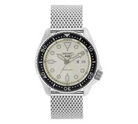 Seiko 5 Sports SRPE75K1 Men's Automatic Watch - 42.5mm Champagne Dial Mesh Bracelet