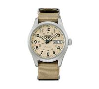 Seiko 5 Sports Srpj83k1 Automatic Men's Watch - Beige Dial, Nylon Strap