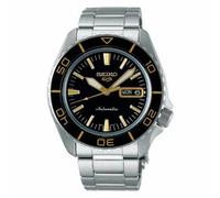 Seiko 5 Sports Men's Blacktone Redux Dial Stainless Steel Watch