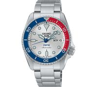 Seiko 5 Sports x Pepsi Limited Edition Collaboration In Silver White Watch SO-1481
