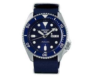 Seiko 87853021 Men's Analogue Automatic Watch, Straps, Black, One Size, Straps, Black, Taille Unique, Straps