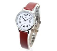 Seiko AKQD401 Standard Women's Solar Wristwatch, Silver x Pink Gold, Dial: White