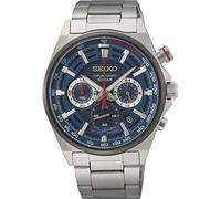 Seiko Men Analog Quartz Watch with Stainless Steel Strap SSB407P1