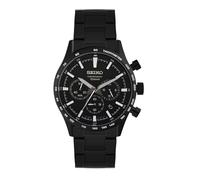 Seiko SSB415P1 Black IP Chronograph Bracelet Watch - W24156