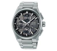 Seiko Astron GPS Solar 5X Dual-Time Chronograph Celestial Grey Titanium Watch