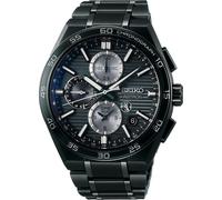 Seiko Astron GPS Solar Dual Time Chronograph in Night Sky Black Watch SE-737