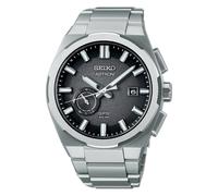 Seiko Astron Gps Solar Dual-time Chronograph Ssj025j1 Men's Watch - Titanium Case And Bracelet