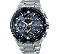 Seiko Astron Watch GPS Solar Dual Time Chronograph in Slate Blue SE-735