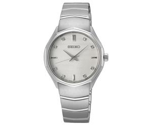 Seiko Caprice Diamond (30mm) White Dial / Stainless Steel Bracelet SUR615P1