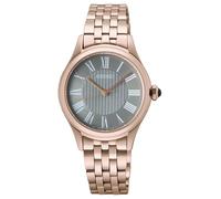 Seiko Caprice Quartz (29.6mm) Light Grey Dial / Rose-Gold PVD Stainless