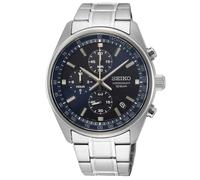 Seiko Chronograph SSB377P1 - Man - 42 mm - Analogue - Quartz - Hardlex Mineral Glass Blue 22 mm