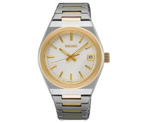 Seiko Classic 6N42 Quartz (34mm) White Dial / Two-Tone Stainless Steel SUR578P1
