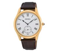 Seiko Classic Dress Men's Brown Leather Strap Watch