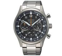 Seiko Men's Watch Chronograph Steel/Black Chrono SSB447P1