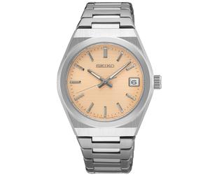 Seiko Classic SUR577P1 - Woman - 34 mm - Analogue - Quartz - Hardlex Mineral Glass Orange 20 mm