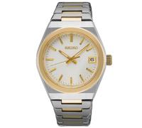 Seiko Classic SUR578P1 - Unisex - 34 mm - Analogue - Quartz - Hardlex Mineral Glass White 20 mm