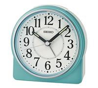 Seiko UK Limited - EU Alarm Clock, Turquoise & White, Rund