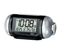 Seiko Clock Alarm Clock Radio Digital Loud Volume Pyxis Super Raiden Black Metallic Nr523k Seiko