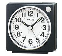 Seiko Clock Alarm Clock Table Clock Analog Black Metallic 65 X 64 X 38mm Pyxis Nr449k