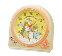 Seiko Clock Alarm Clock Table Clock Character Sumikkogurashi Yellow Pearl 127x130x82mm Cq162y