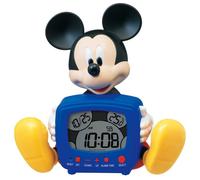 Seiko Clock Alarm Clock Table Clock Digital Talking Alarm 229 X 232 X 130mm Disney Mickey Mouse Fd485a Blue