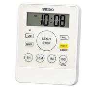 Seiko Clock Table Clock Alarm Clock Digital Timer Up To 9 Hours 59 Minutes 50 Seconds (countdown) Life Waterproof Body Size: 8.3 X 6.4 X 2 Cm Mt718w