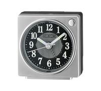 Seiko Clocks Alarm clock QHE197S - Unisex - 6 cm - Quartz Black/Grey 6.6 x 6.4 x 3.6