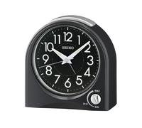 Seiko Clocks Alarm clock QHE204K - Unisex - 12 cm - Quartz Black 11.7 x 11.5 x 5.6