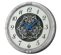 Seiko Clocks Motion Wall Clock, Grey-Blue, rund