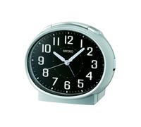 Seiko Clocks QHK059A - Unisex - 14 cm - Quartz Black/Silver 11.2 x 14 x 8.1 cm