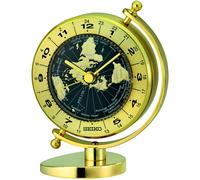 Seiko Clocks Table clock QHG106G - Unisex - 10 cm - Quartz Gold 9.2 x 9.4 x 15.7 cm