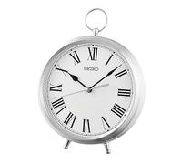 Seiko Clocks Table Clock, Silver/White, L