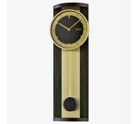 Seiko Clocks Timeless Black & Gold-Coloured Wooden Pendulum Wall Clock QXC244G