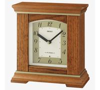 Seiko Clocks Traditional Brown Musical Mantel Clock QXW249B
