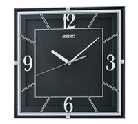 Seiko Clocks Wall Clock, Black, Standard