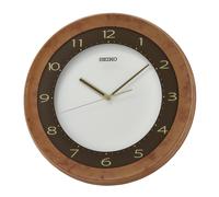 Seiko Clocks Wall clock QXA817B - Unisex - 37 cm - Quartz White/Wood 36.8 x 4.3